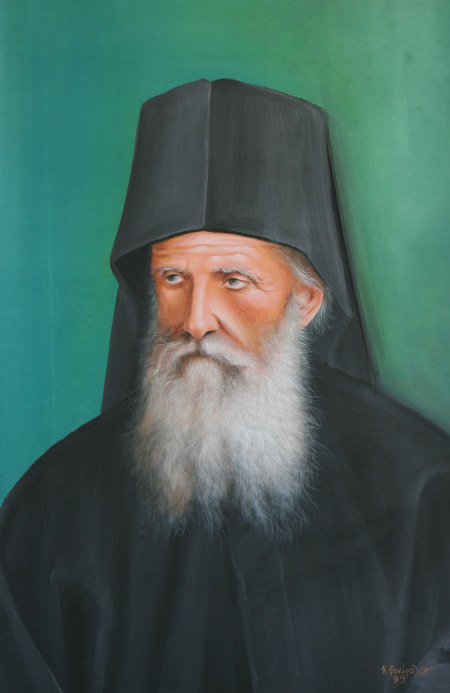 προσωπογραφία του οσίου Δανιήλ Κατουνακιώτου